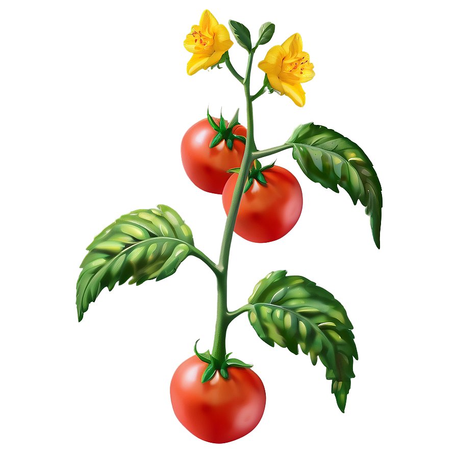 Tomato Plant Flower PNG ukd97 PNG image with a transparent background, free high-resolution download