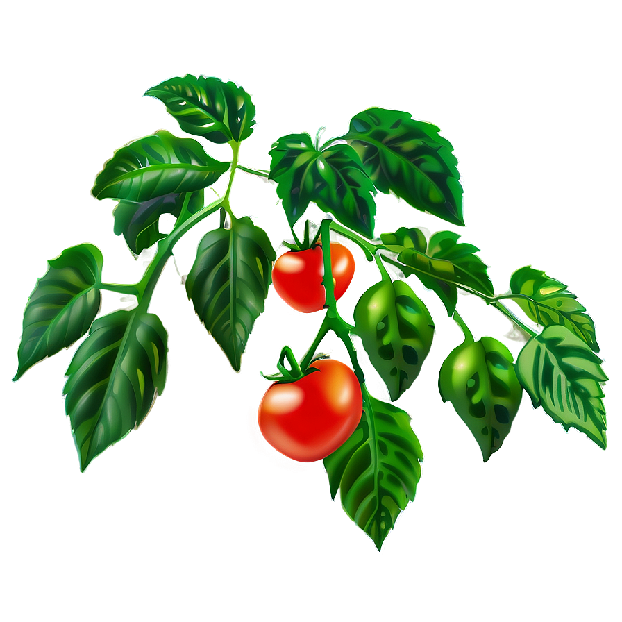 Tomato Plant Leaves PNG esf22 PNG image with a transparent background, free high-resolution download