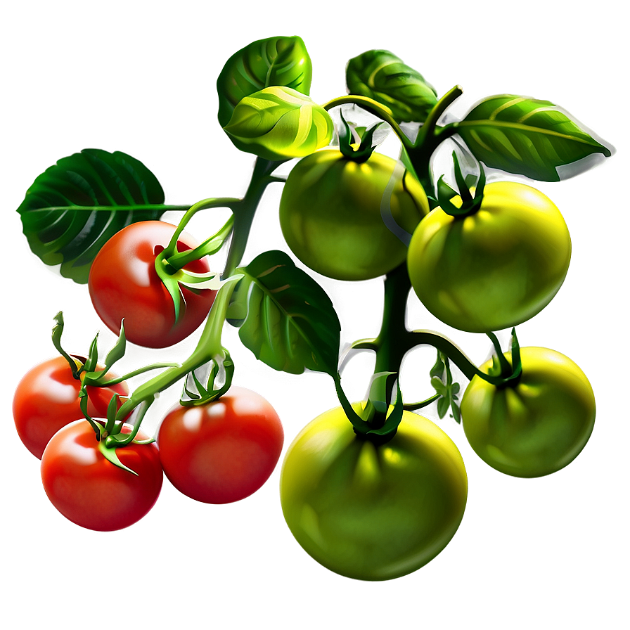 Tomato Plant With Tomatoes Png 76