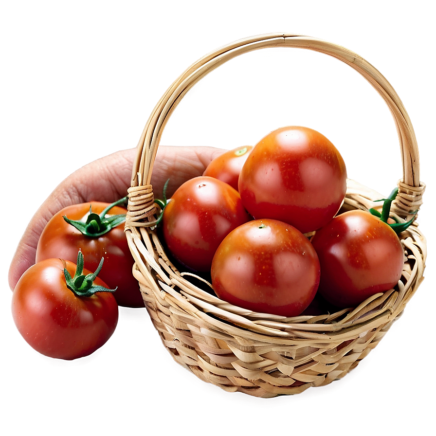 Tomatoes Basket Png 44