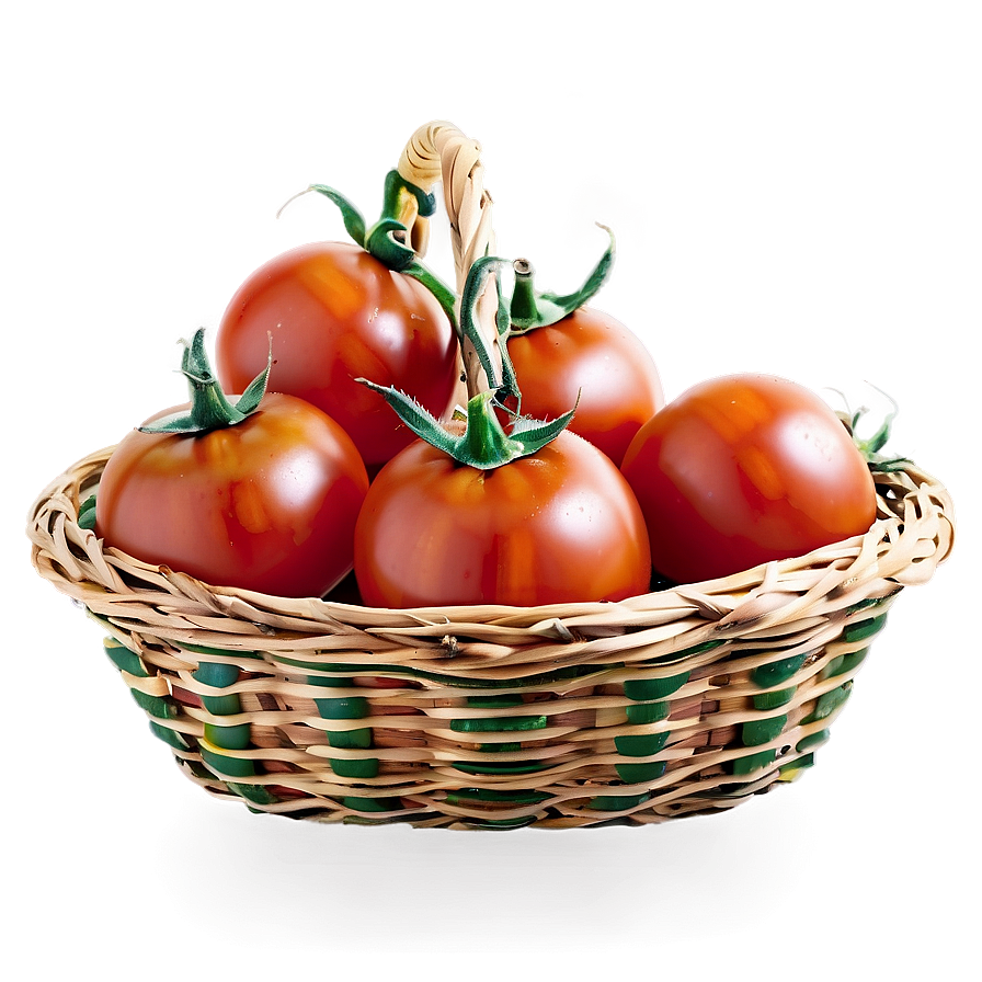 Tomatoes Basket Png Gcr