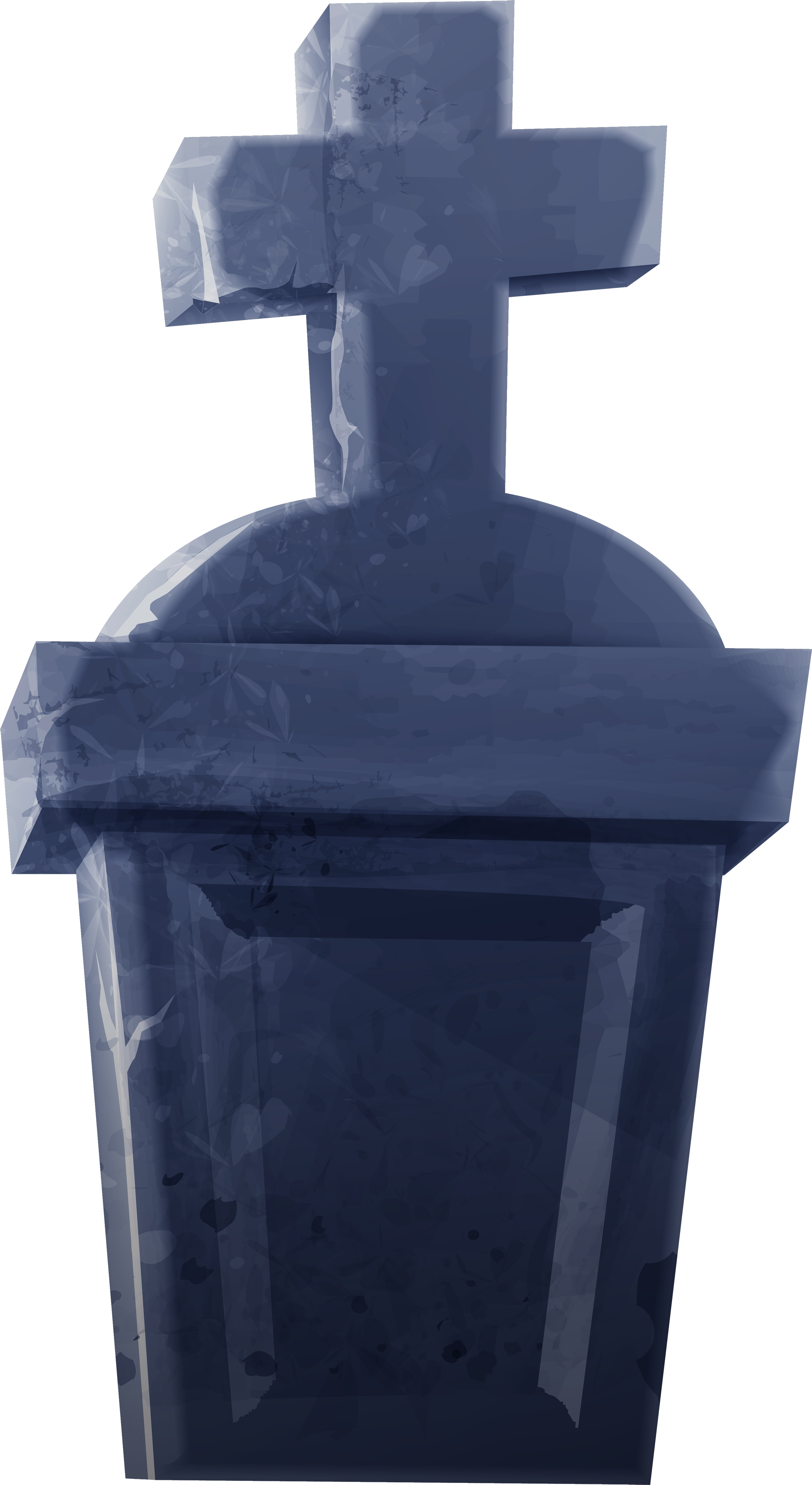 Tombstone Grave Monument PNG with transparent background