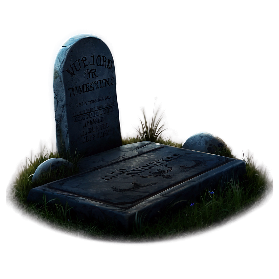 Tombstone In Fog Png 75