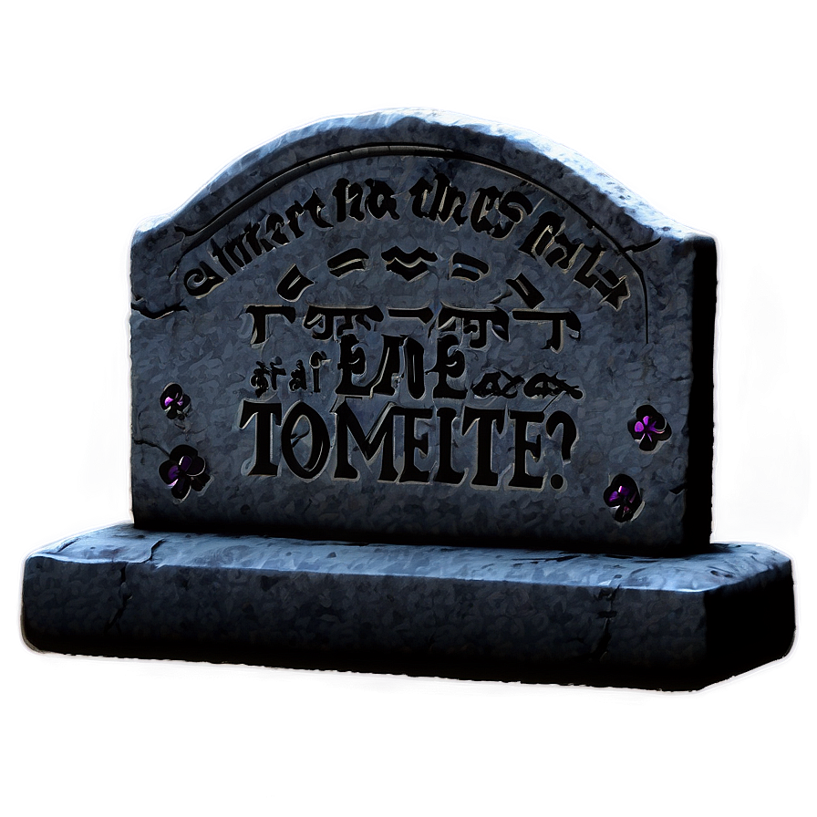 Tombstone In Shadow Png Wek