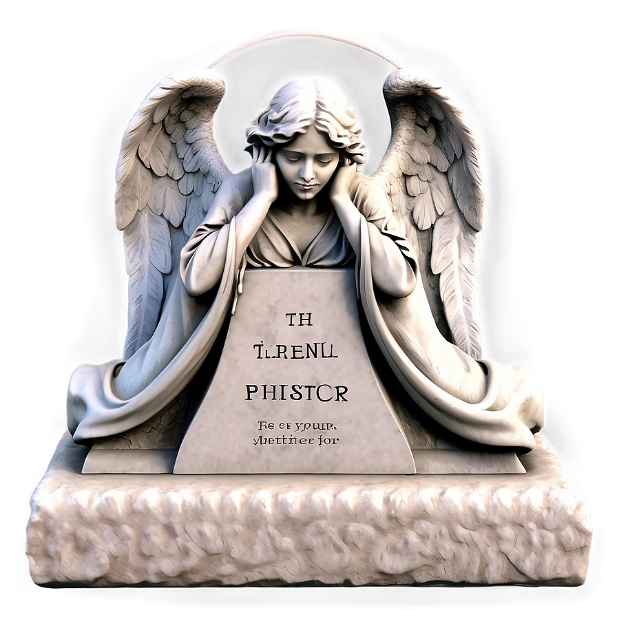 Tombstone With Angel Png 51