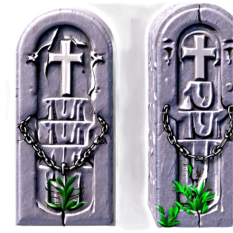 Tombstone With Chain Png Srb