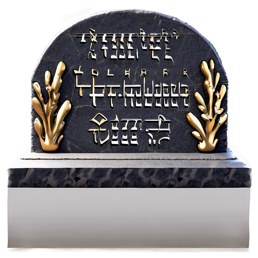 Tombstone With Inscription Png Ecw94