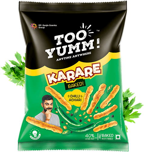 Too Yumm Karare Chilli Achari Snack Packet