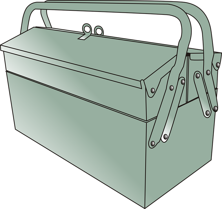 Toolbox, Tool, Box, Tools, Workshop, Toolkit - Tool Box Clipart, HD Png Download PNG with transparent background