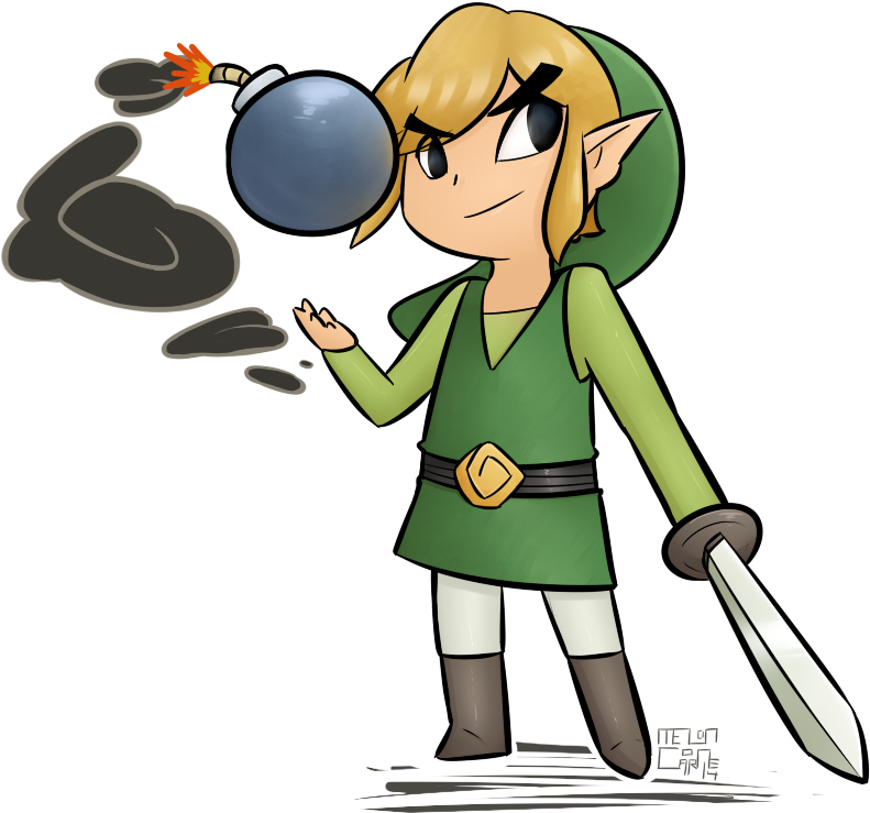 Toon Link Bomb , Png Download - Toon Link Bomb, Transparent Png PNG with transparent background