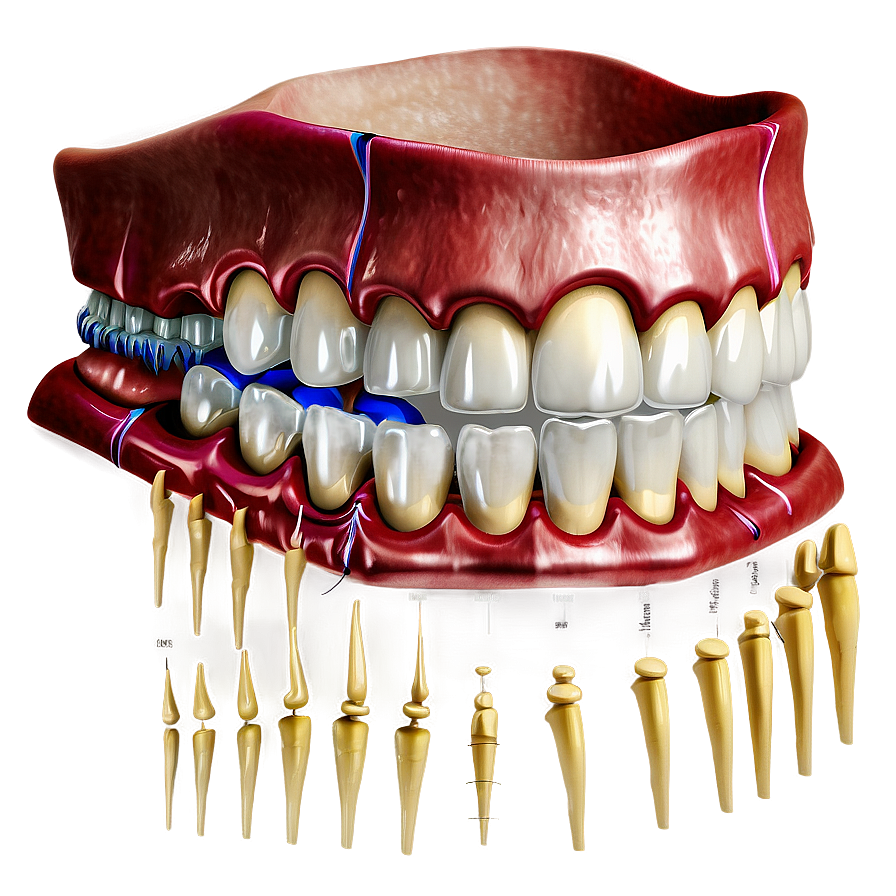 Tooth Anatomy Chart PNG 06262024 PNG with transparent background