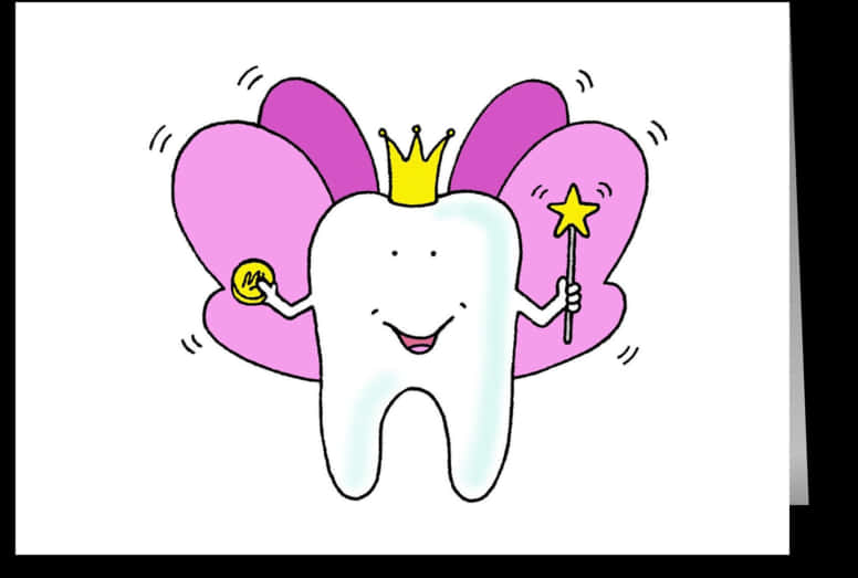 Love From The Tooth Fairy - Tooth Fairy Greeting Cards, HD Png Download PNG with transparent background