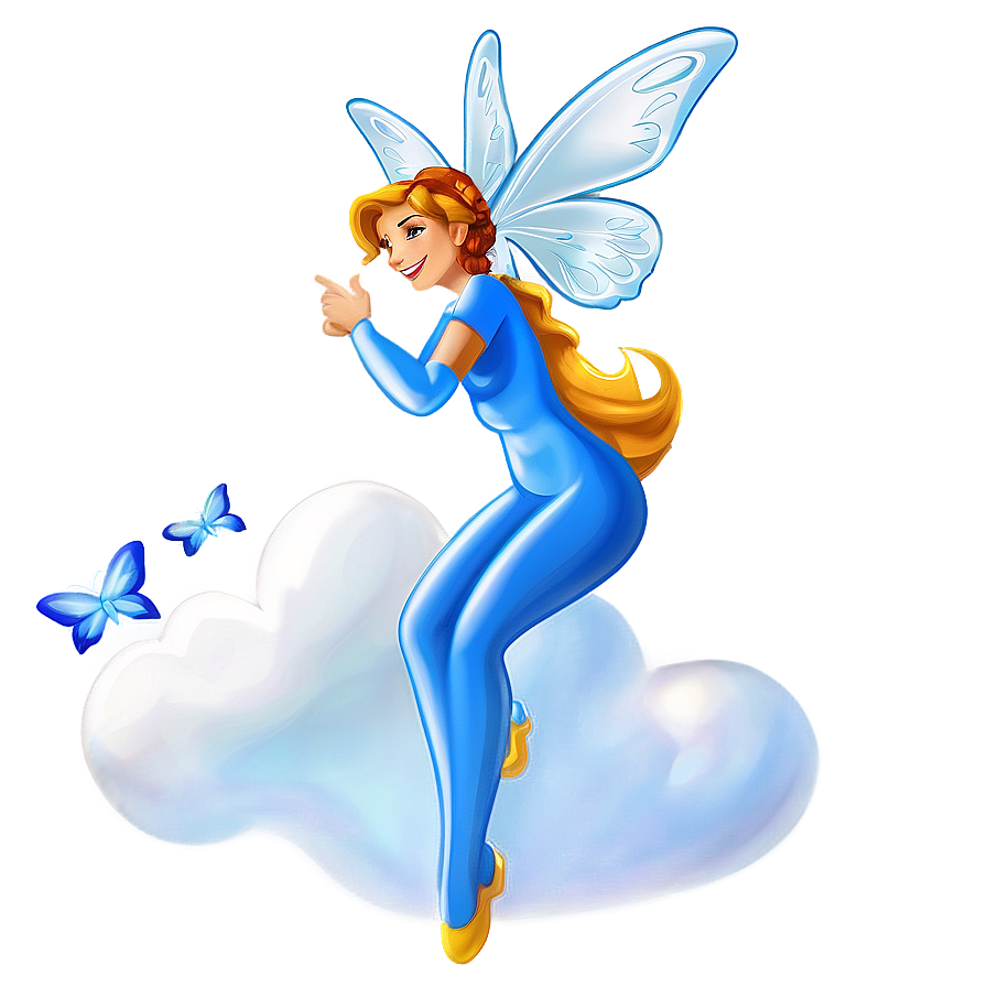 Tooth Fairy On Cloud Png Cno