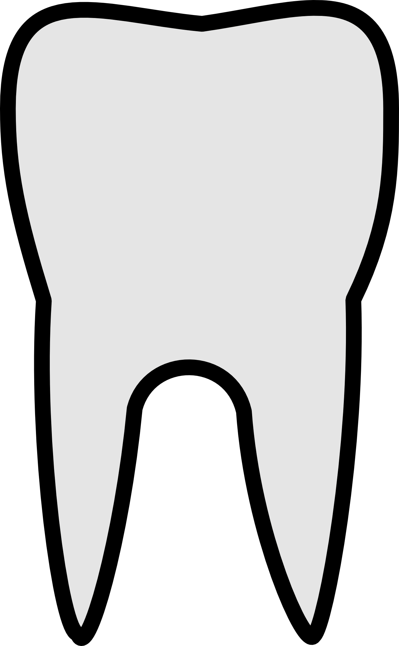 Tooth Image Black And White, HD Png Download PNG with transparent background