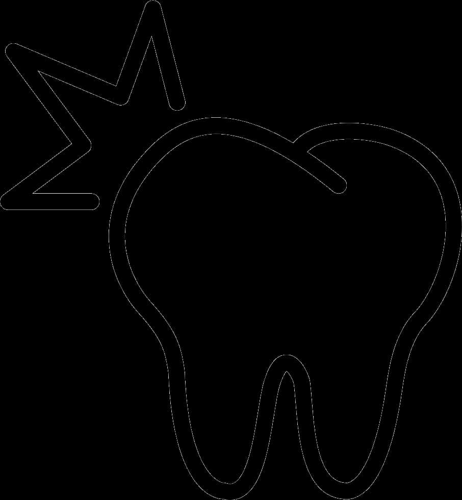 Tooth Outline Png, Transparent Png PNG with transparent background