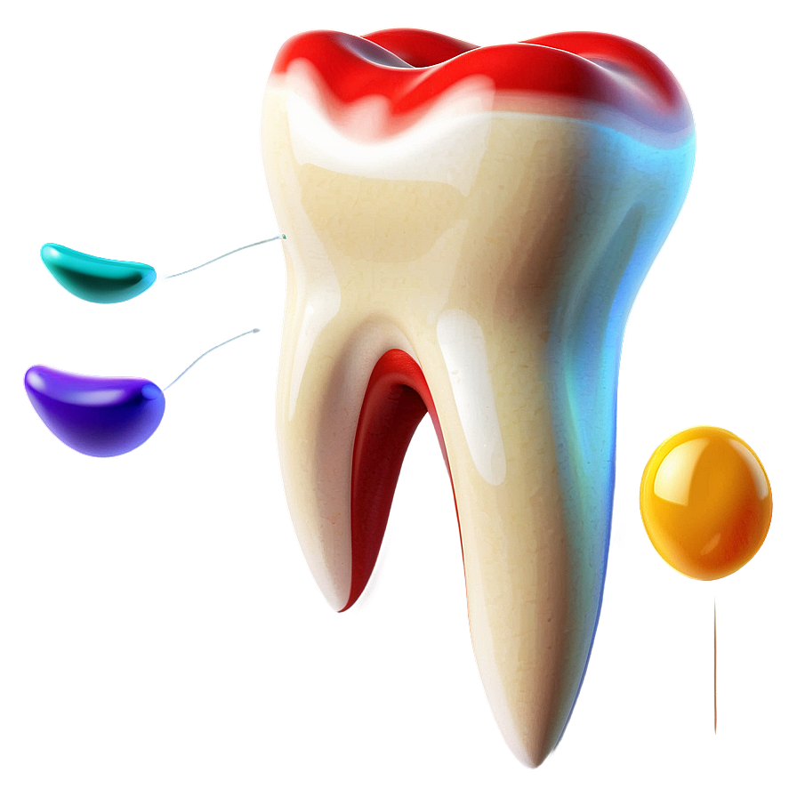 Tooth With Gums Clipart Png 06272024