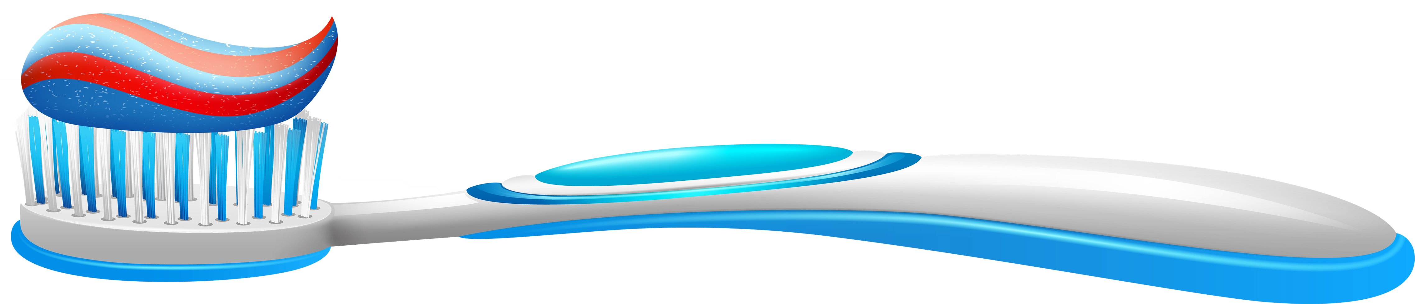 Toothbrushwith Toothpaste Illustration