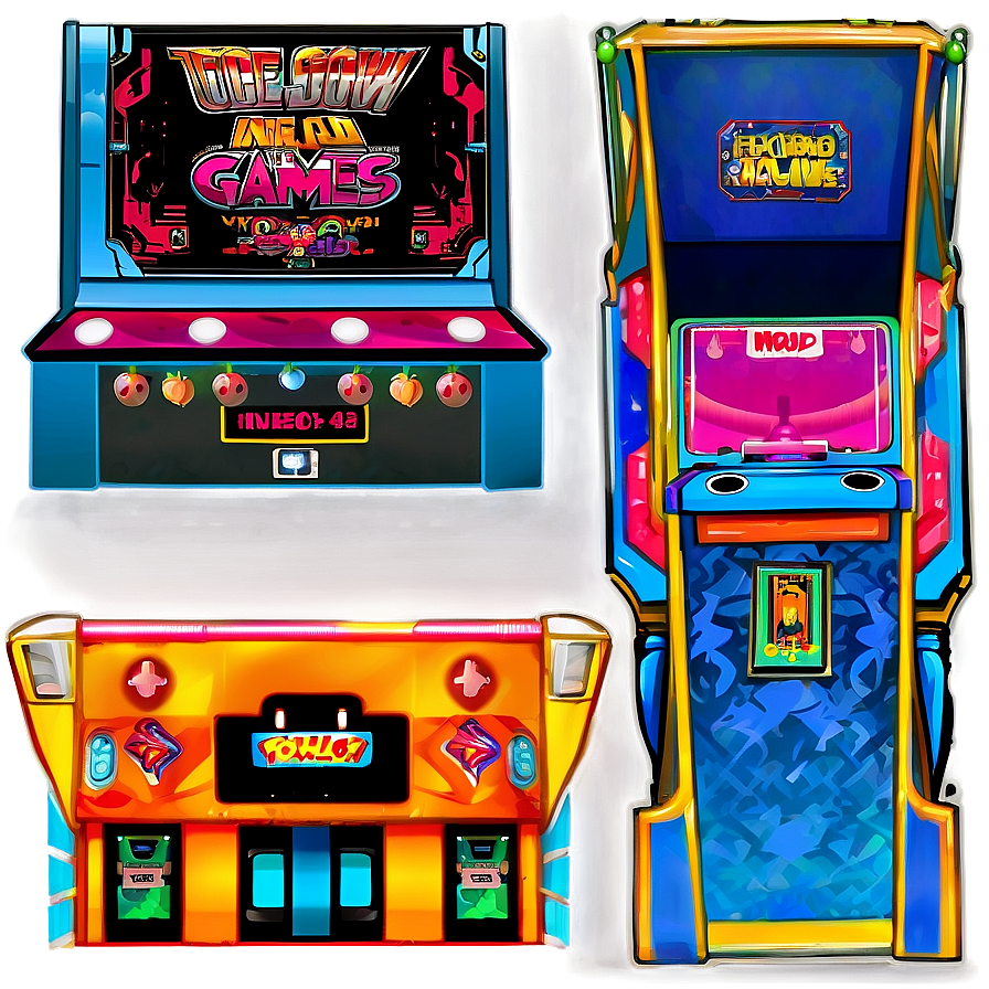 Top-down Arcade Games Png 06292024