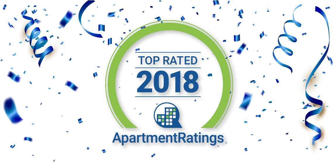 Top Rated Apartment Award2018 PNG with transparent background