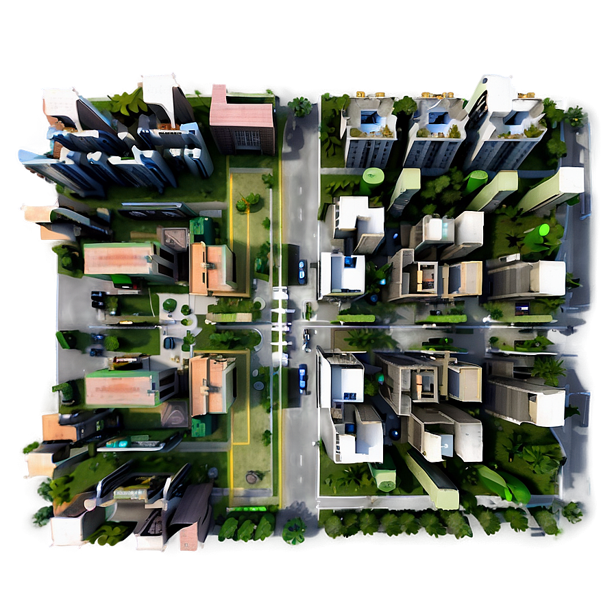 Top View City Location PNG 05252024 PNG with transparent background