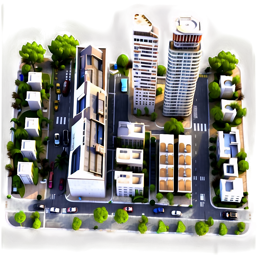 Top View City Location PNG uyp70 PNG with transparent background