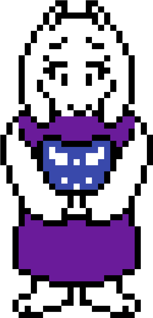 Toriel Undertale Pixel Art