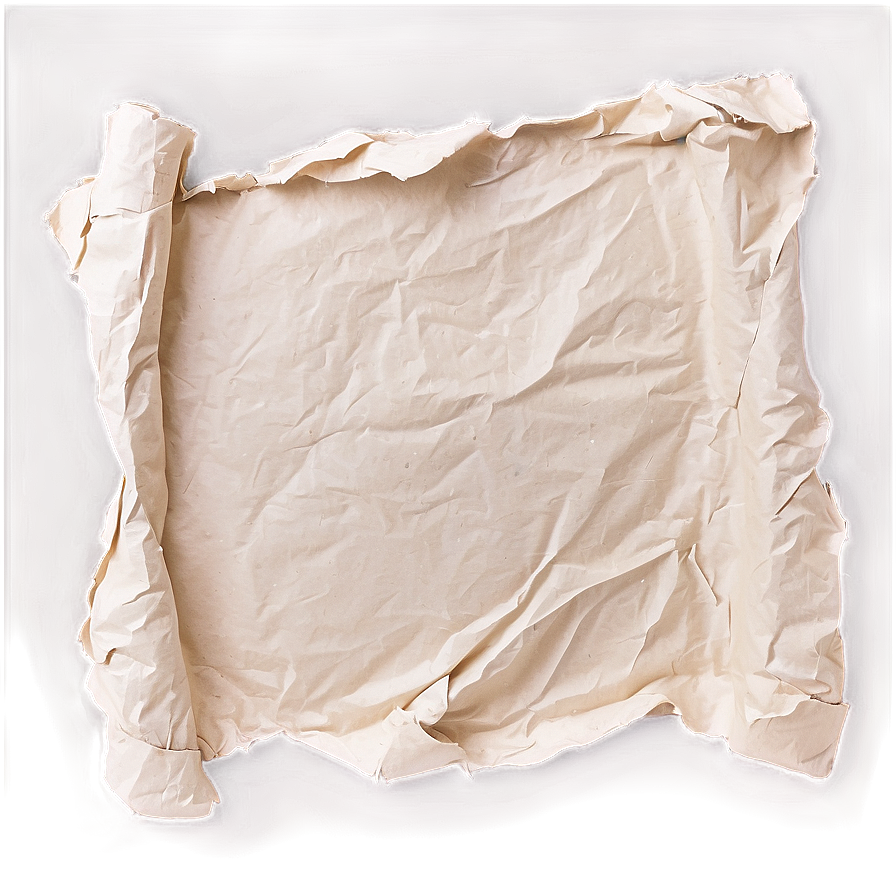 Torn and Crumpled Paper PNG wij PNG with transparent background