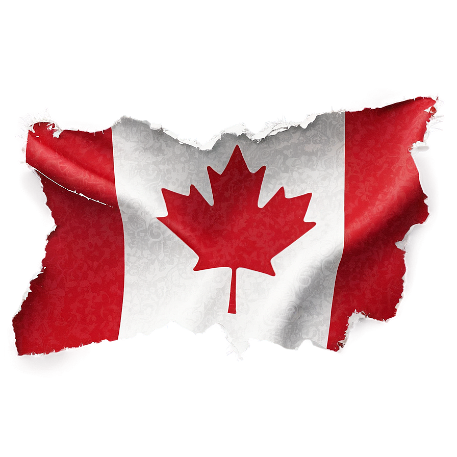 Torn Canada Flag Effect PNG hrx PNG with transparent background