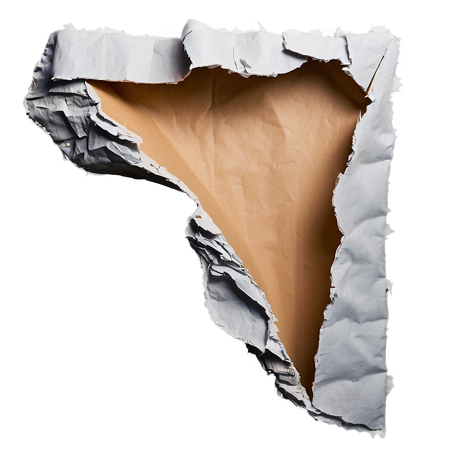 Torn Paper Corner Png 05042024