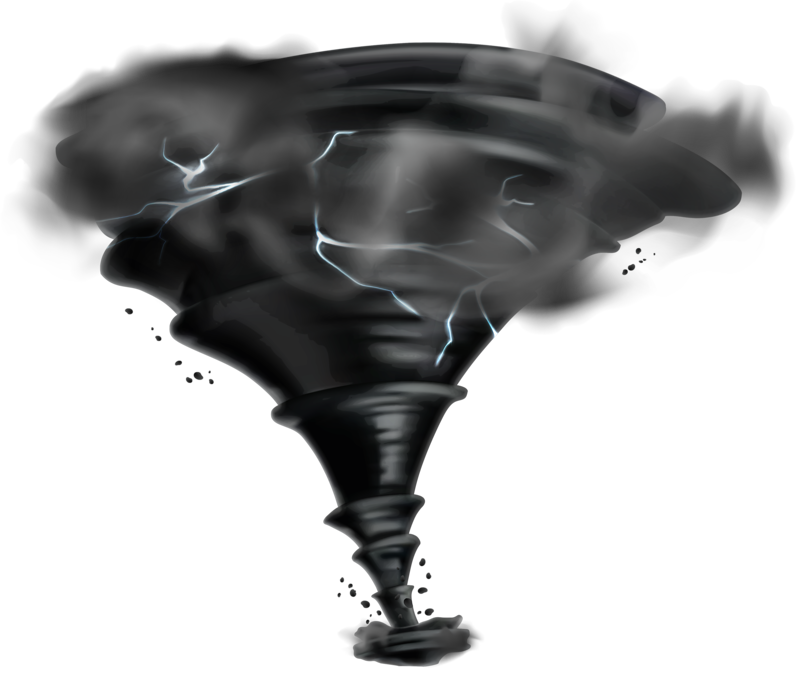 Whirlwind Tornado Cartoon - Transparent Background Tornado Png, Png Download PNG with transparent background