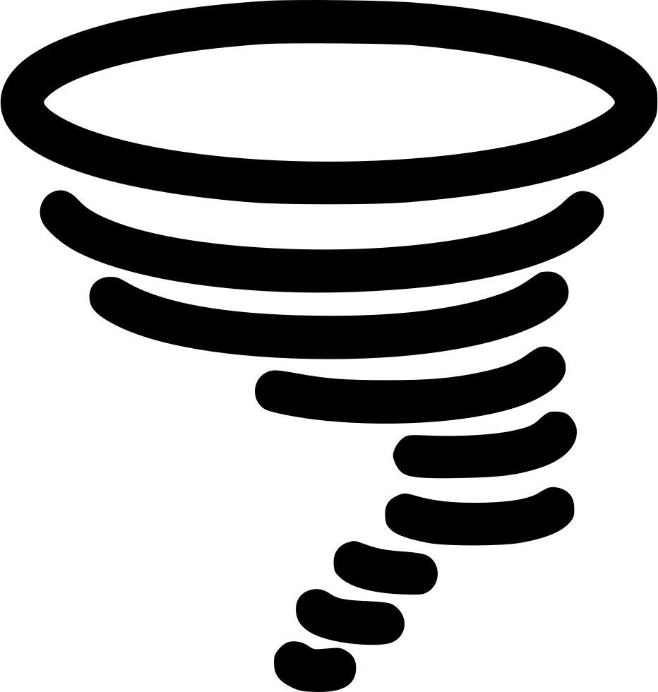 Tornado Twister Storm - Catastrophic Icon, HD Png Download PNG with transparent background