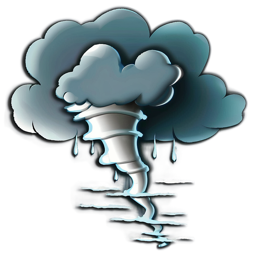 "Tornado Weather Sign PNG" 06112024 PNG with transparent background