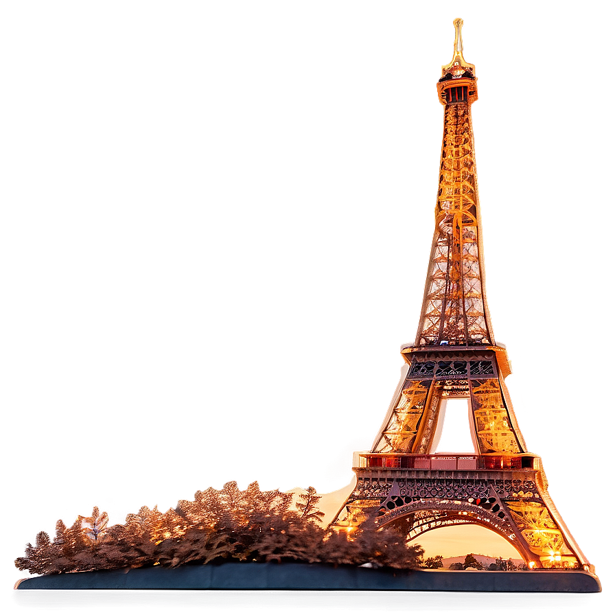 Torre Eiffel Sunset View Png Pfk51