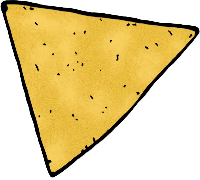 Tortilla Chip Illustration PNG with transparent background