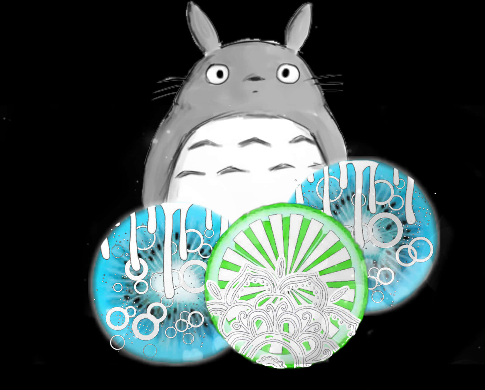 Totorowith Abstract Circles PNG with transparent background