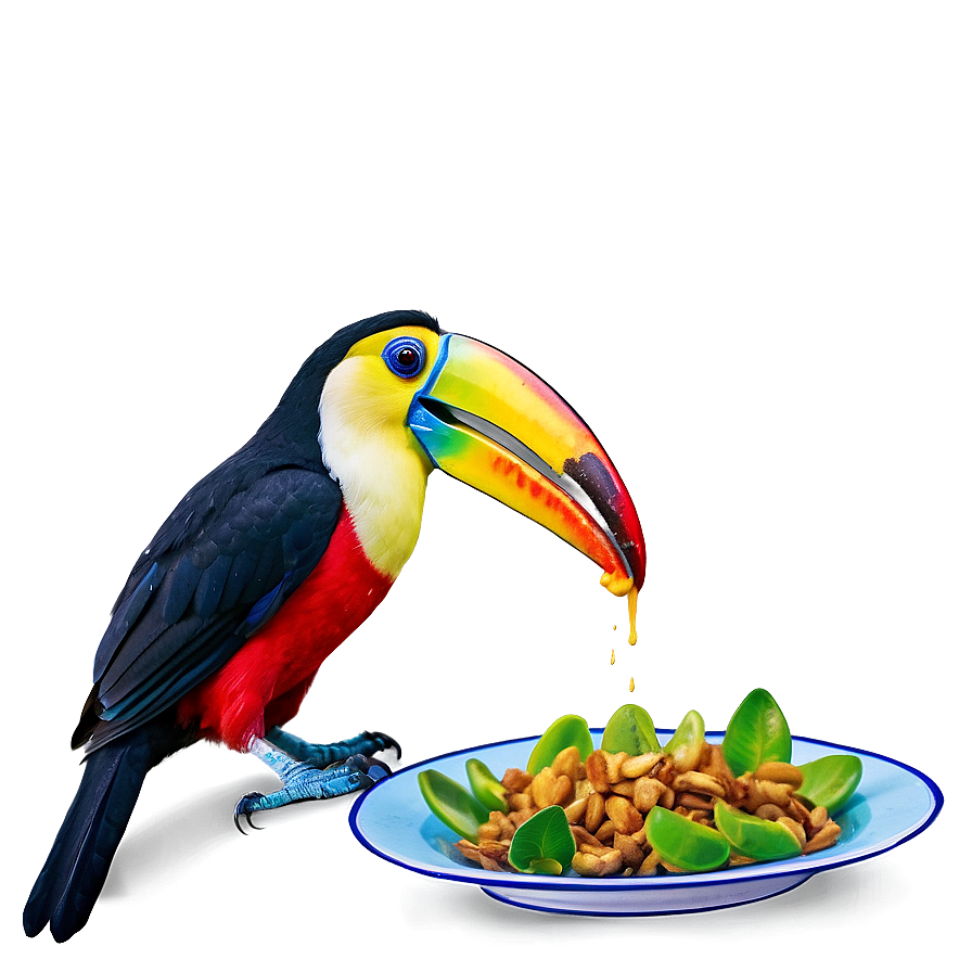 Toucan Feeding Time Png Yva