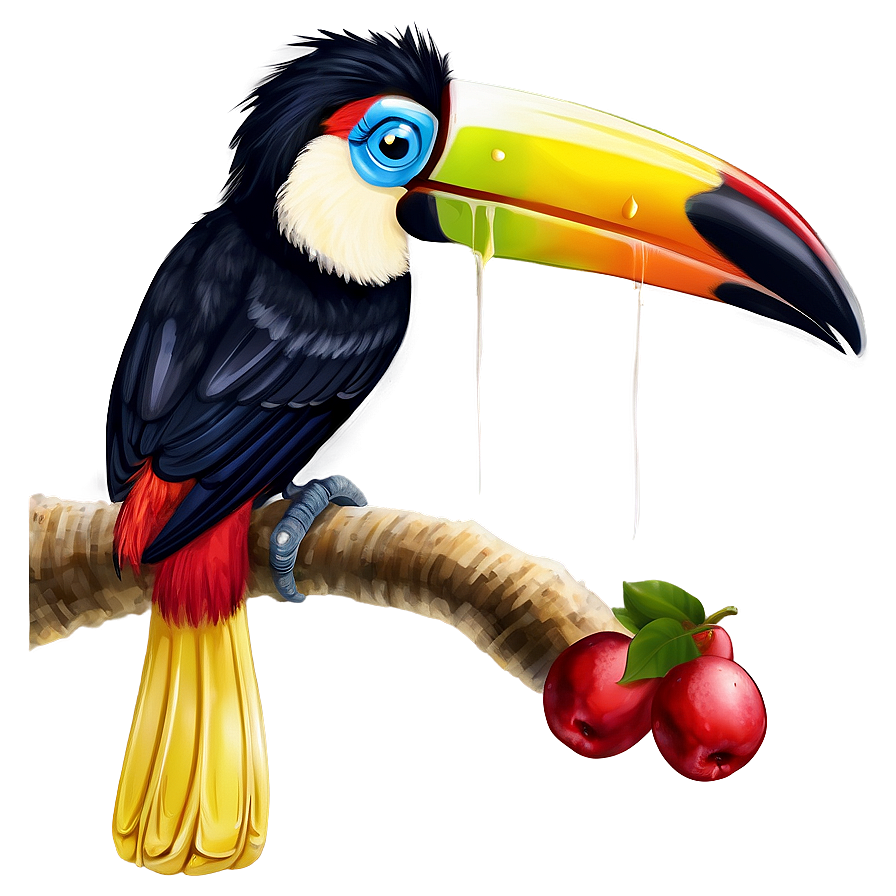 Toucan With Fruit Png Inn60