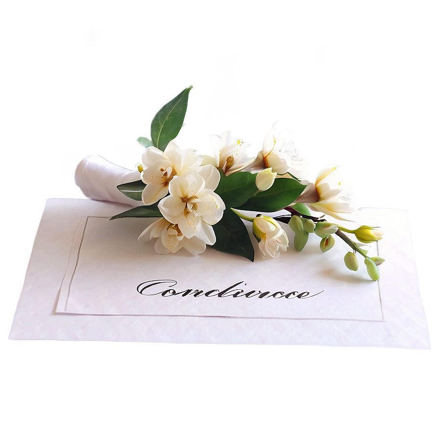 Touching Condolence Card Png 32