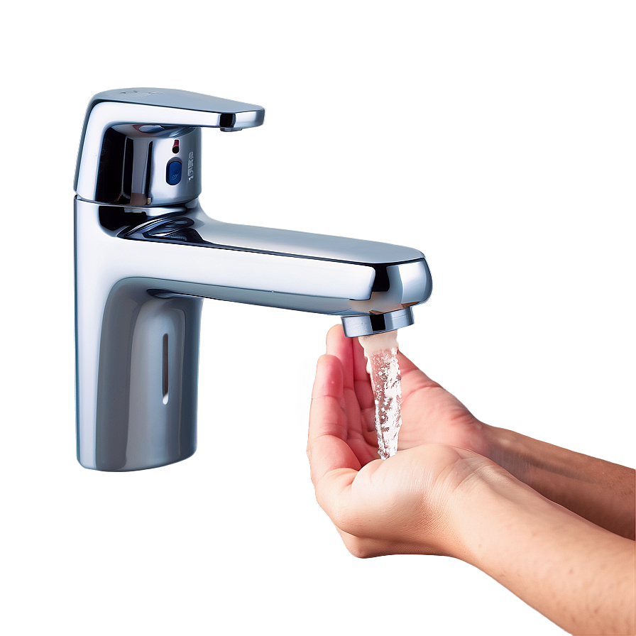 Touchless Hygiene Hand Tap PNG 06262024 PNG with transparent background