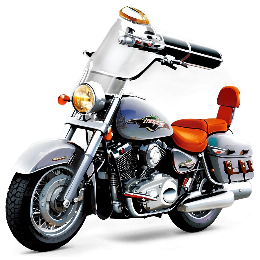 Touring Motorcycle Illustration Png 23