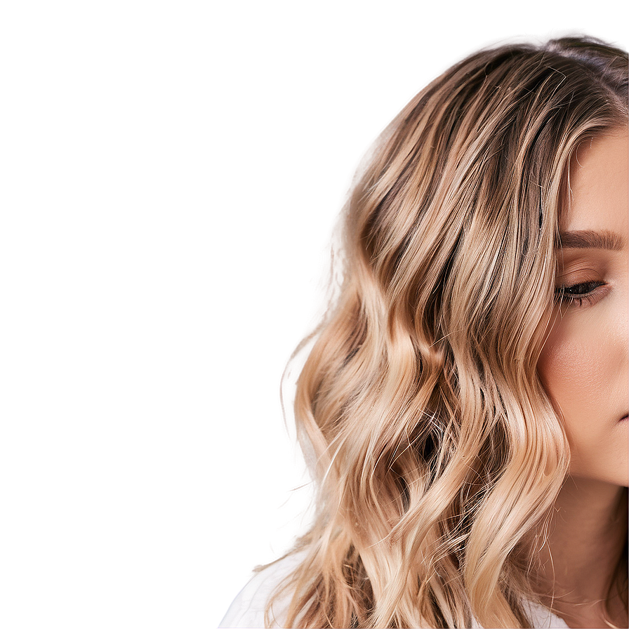 Tousled Hair Waves Look Png Sgu40