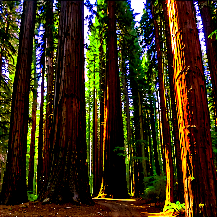 Towering Redwood Forest Photo Png Ibv