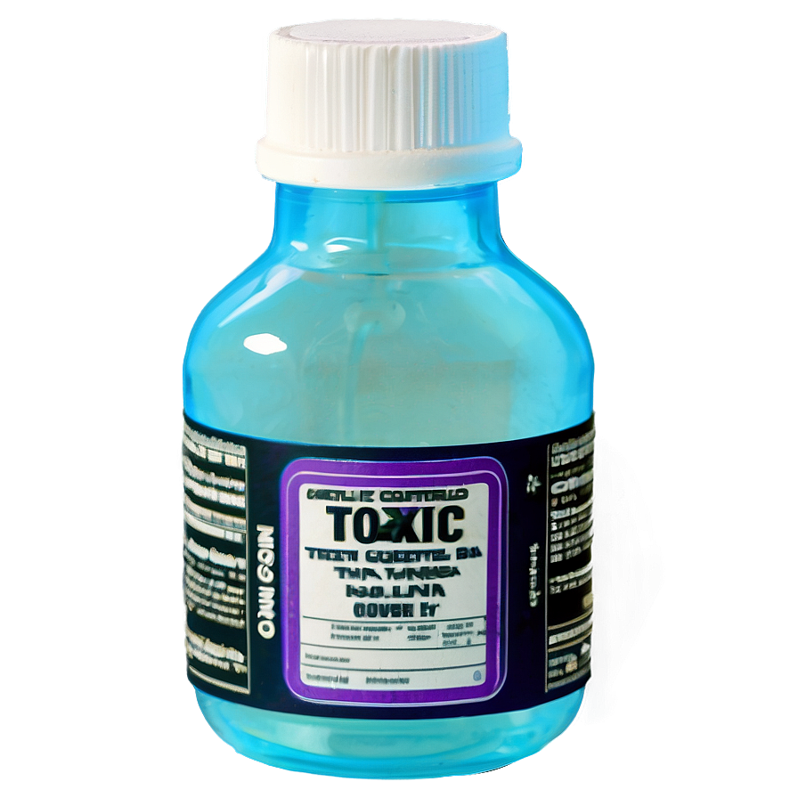 Toxic Chemicals Bottle Png Rtt