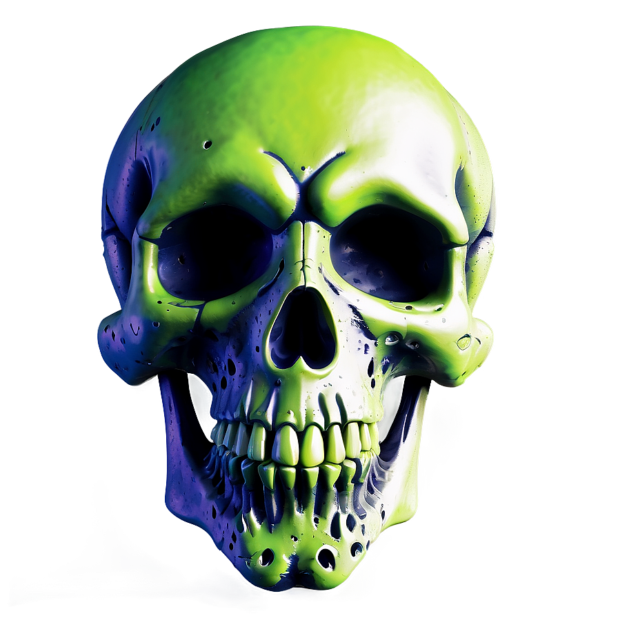 Toxic Skull Logo Png B