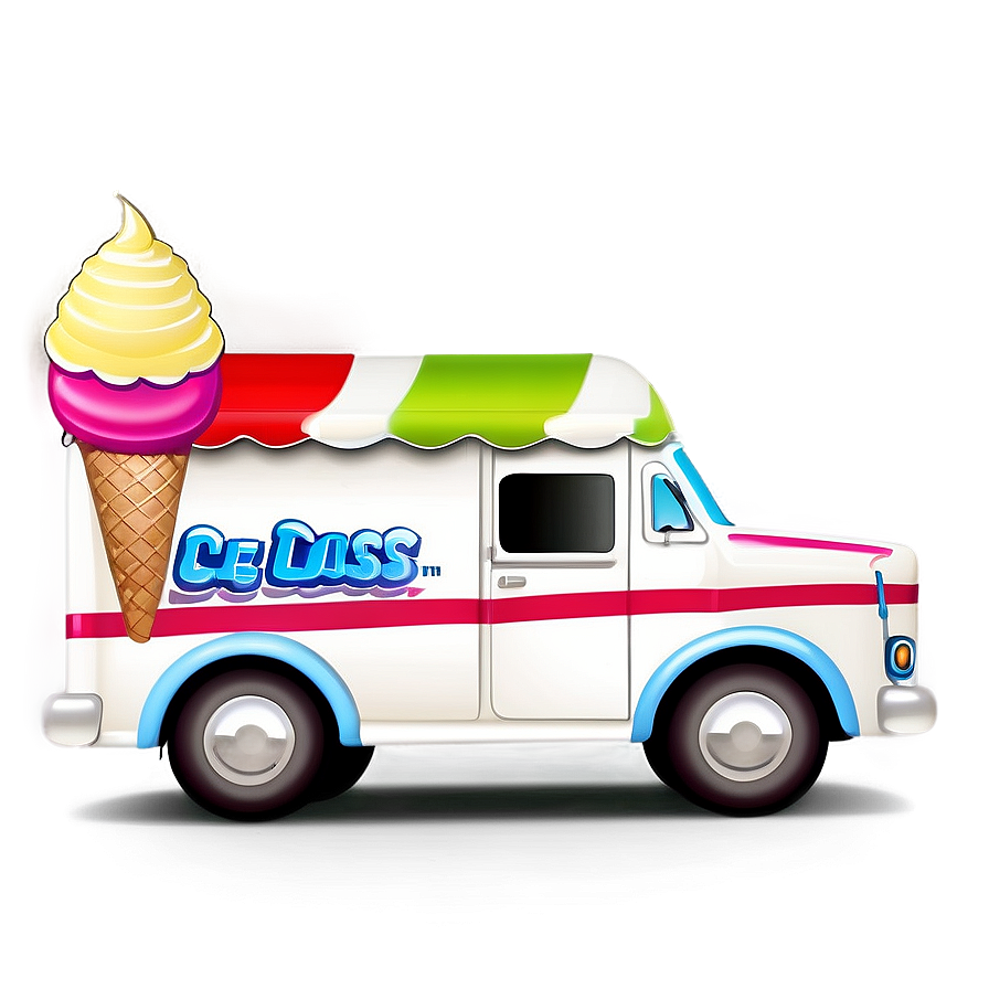 Toy Ice Cream Truck Car Png Cxj