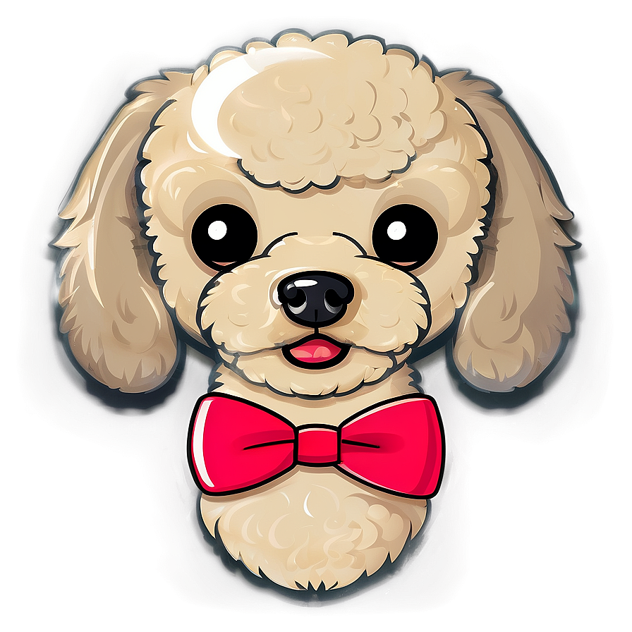 Toy Poodle Artwork PNG odm PNG with transparent background