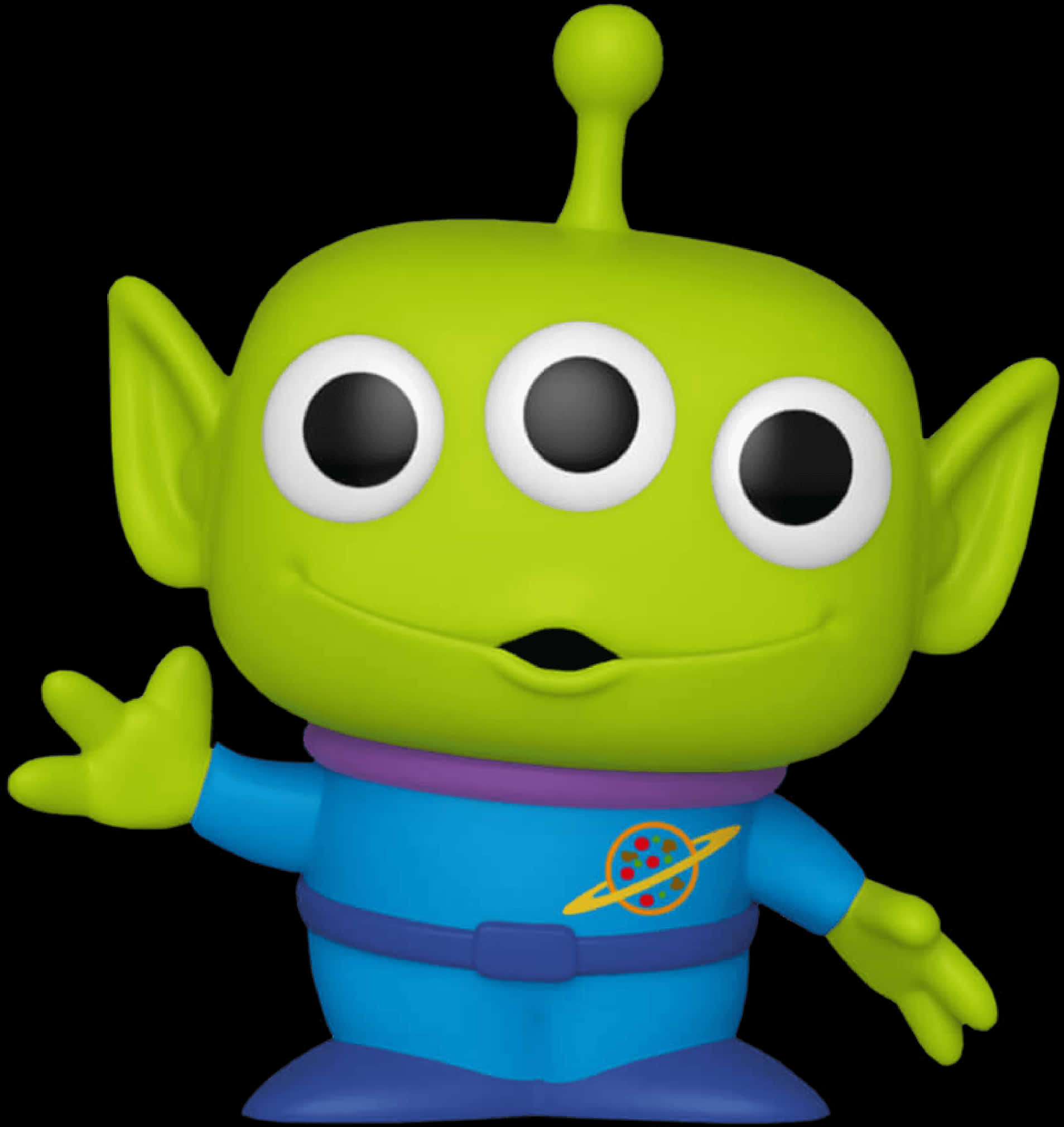 Toy Story Alien Character PNG with transparent background
