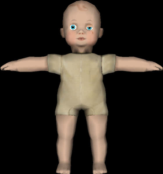Toy Story Baby Doll Character PNG with transparent background