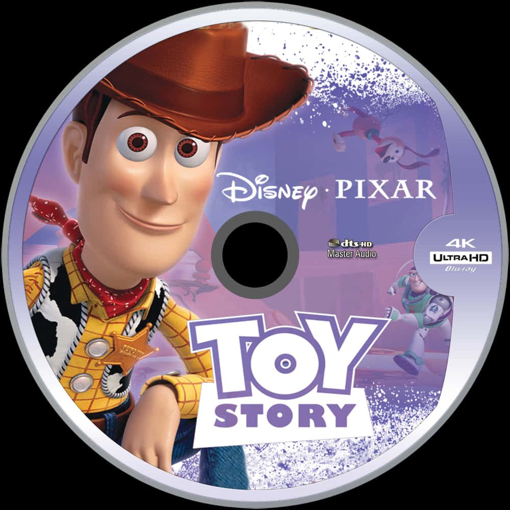 Toy Story4 K U H D Disc PNG with transparent background