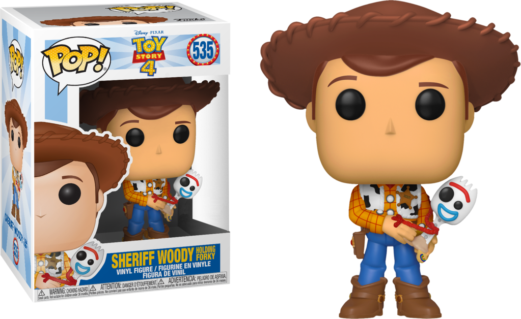 Woody Holding Forky Funko Pop, HD Png Download PNG with transparent background